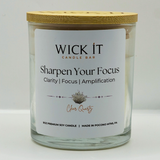 Sharpen Your Focus | Clear Quartz | 9oz Soy Candle