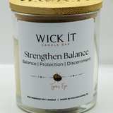 Strengthen Your Balance | Tiger’s Eye | 9oz Soy Candle