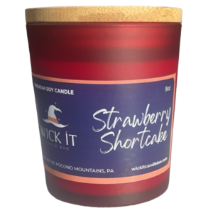 Wick It Candle Bar Strawberry Shortcake Soy Candle | 9 ounce
