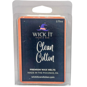 Wick It Candle Bar Clean Cotton Wax Melt | 6 Pack