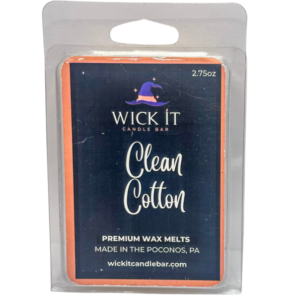 Wick It Candle Bar Clean Cotton Wax Melt | 6 Pack