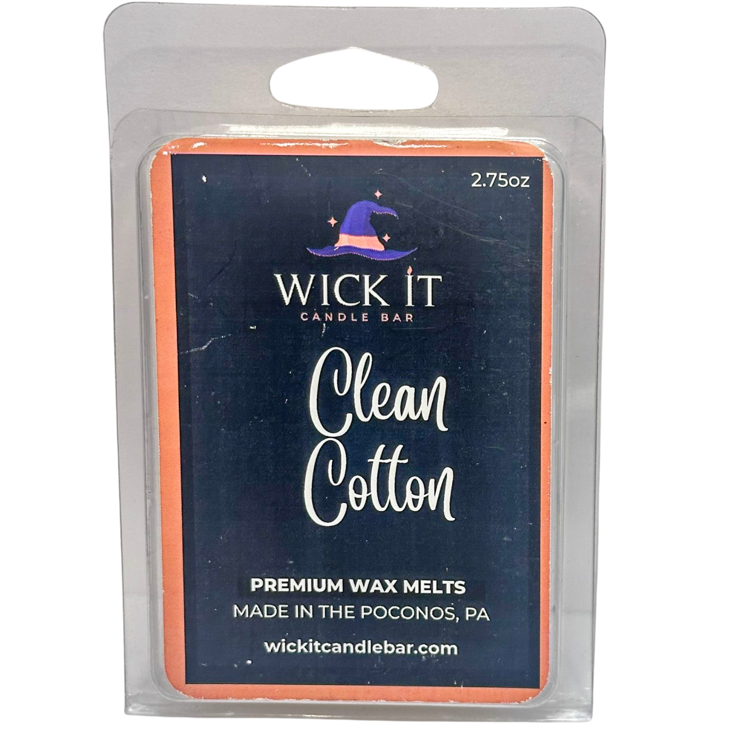 Wick It Candle Bar Clean Cotton Wax Melt | 6 Pack