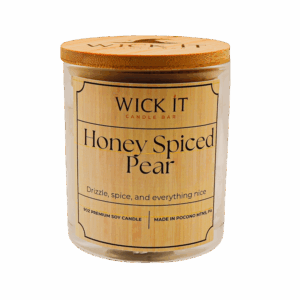 Wick It Candle Bar Honey Spiced Pear Soy Candle | 9 ounce