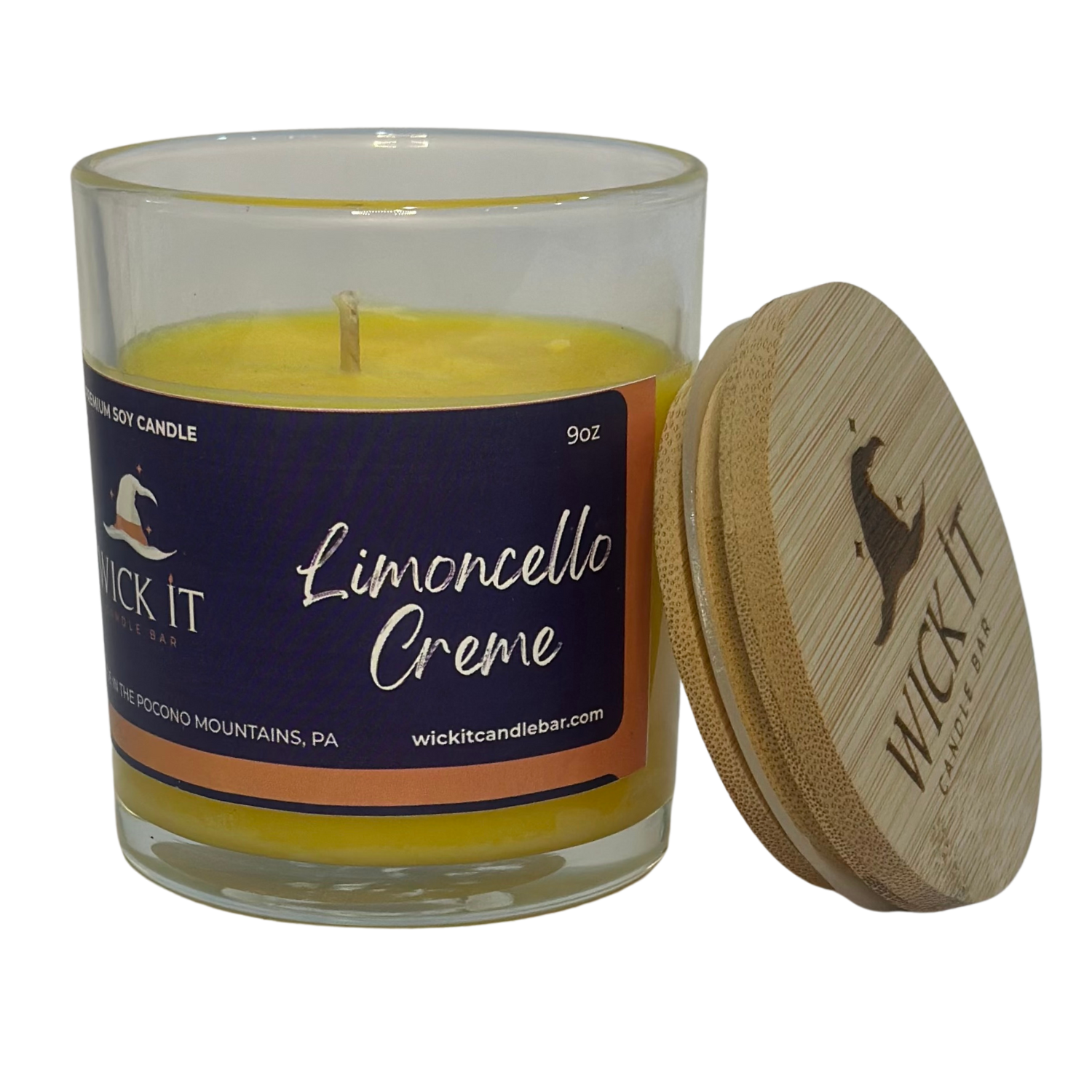 Wick It Candle Bar Limoncello Creme Soy Candle | 9 ounce