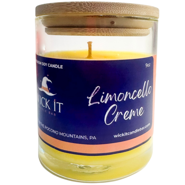 Wick It Candle Bar Limoncello Creme Soy Candle | 9 ounce