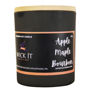 Wick It Candle Bar Apple Maple Bourbon Soy Candle | 9 ounce