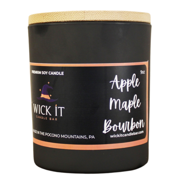 Wick It Candle Bar Apple Maple Bourbon Soy Candle | 9 ounce