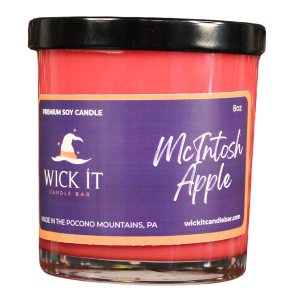 Wick It Candle Bar McIntosh Apple Soy Candle | 9 ounce
