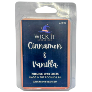 Wick It Candle Bar Cinnamon Vanilla Wax Melt | 6 Pack