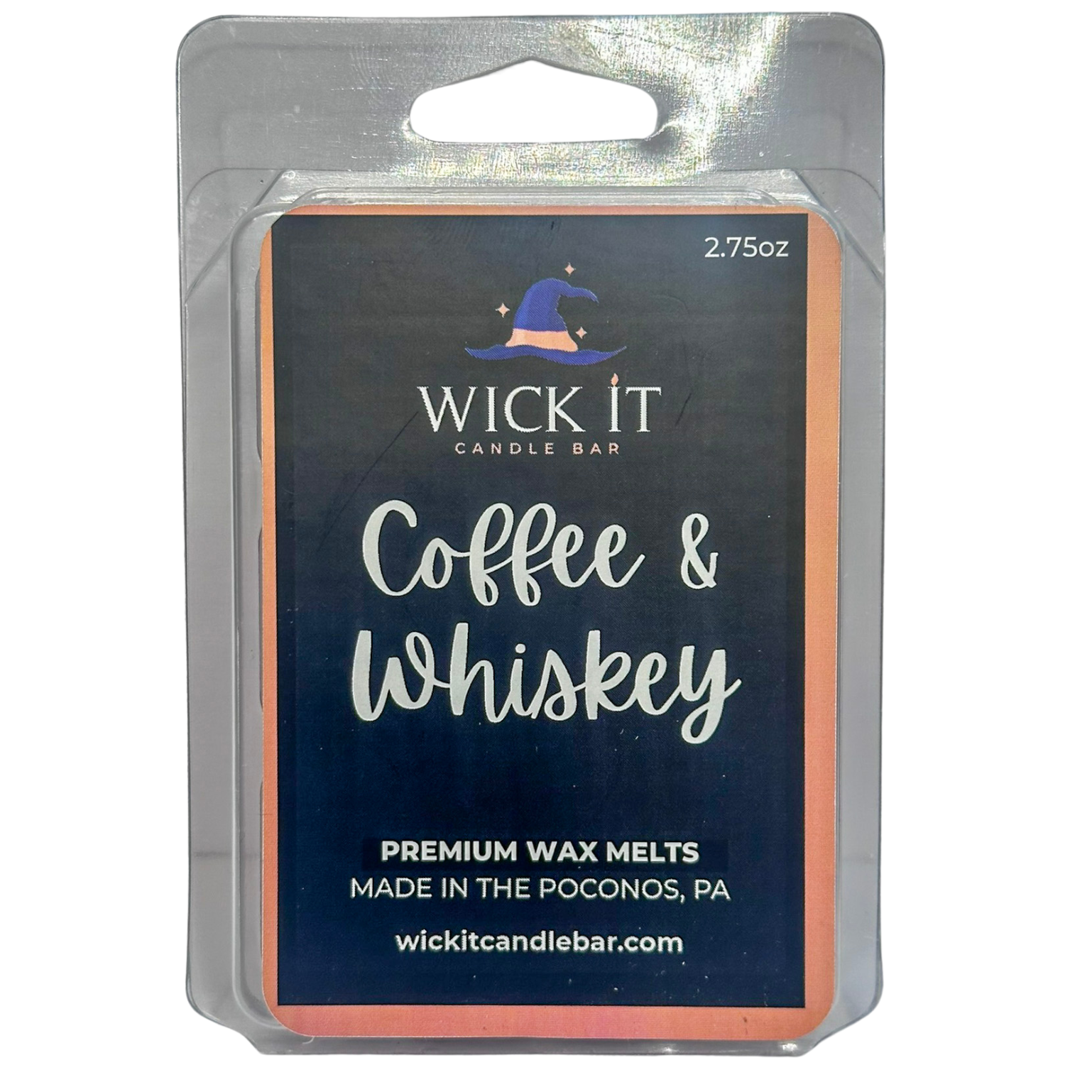 Wick It Candle Bar Coffee Whiskey Wax Melt | 6 Pack