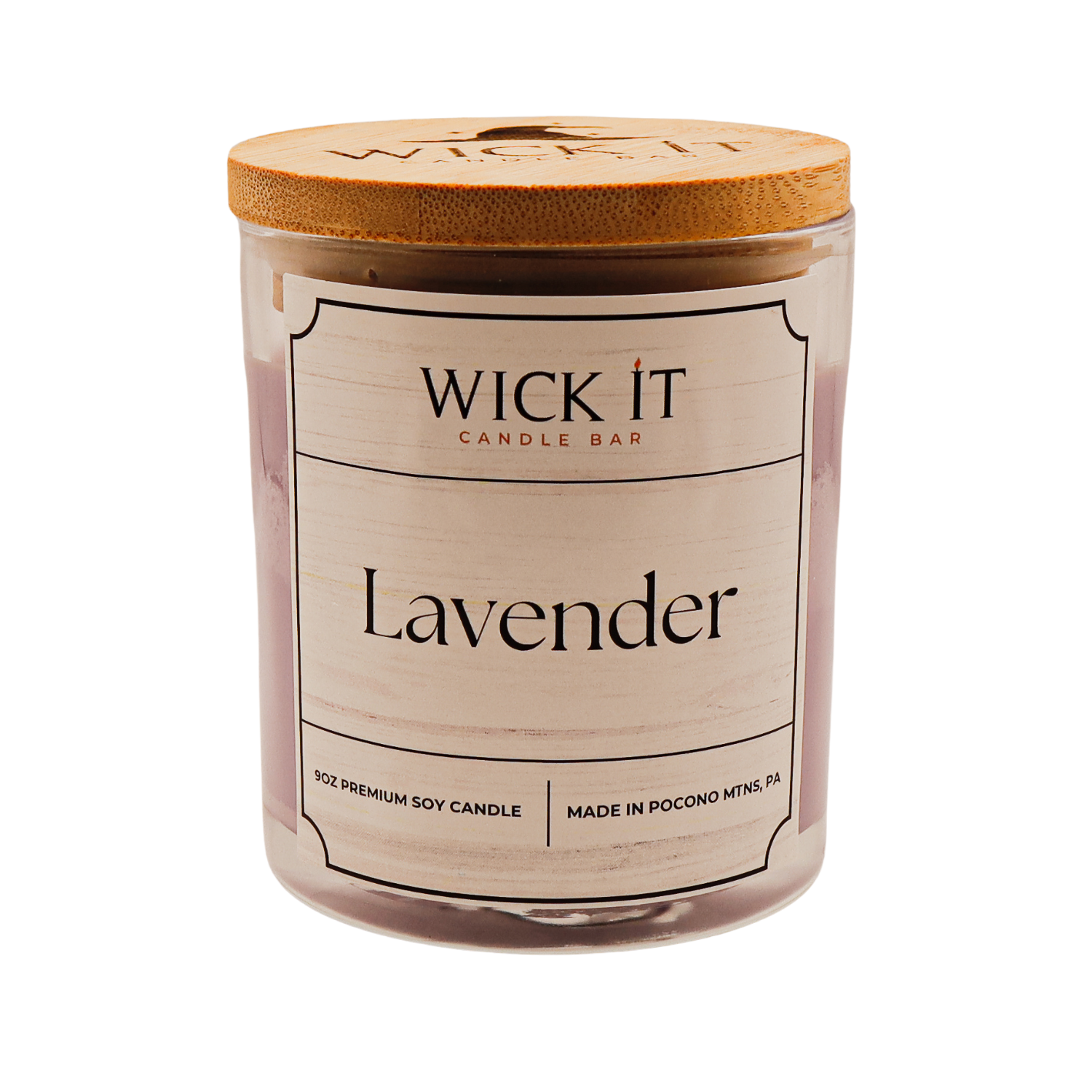 Wick It Candle Bar Lavender Soy Candle | 9 ounce