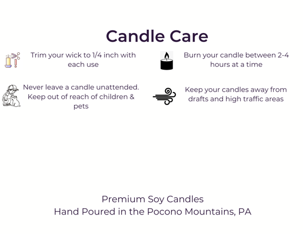 Wick It Candle Bar How to Care for Your Candle