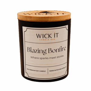 Wick It Candle Bar Blazing Bonfire Soy Candle | 9 ounce