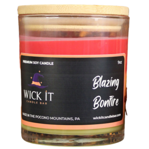Wick It Candle Bar Blazing Bonfire Soy Candle | 9 ounce