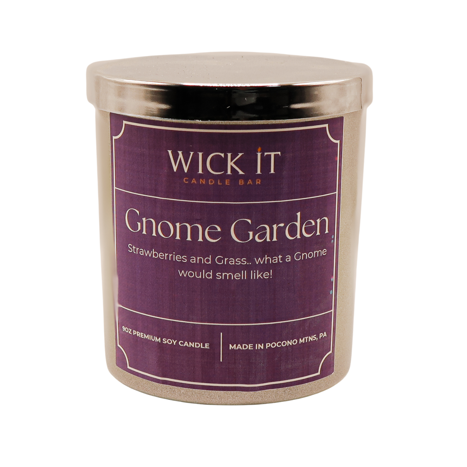 Wick It Candle Bar Gnome Garden Soy Candle | 9 oz