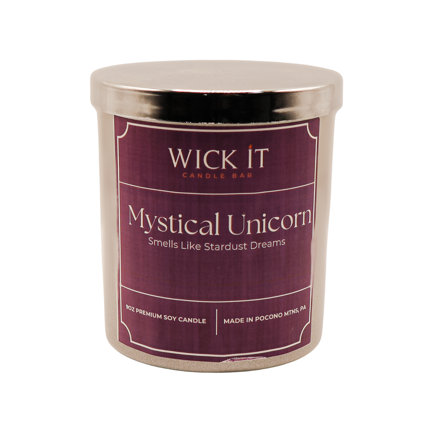 Wick It Candle Bar Mystical Unicorn Soy Candle | 9 ounce