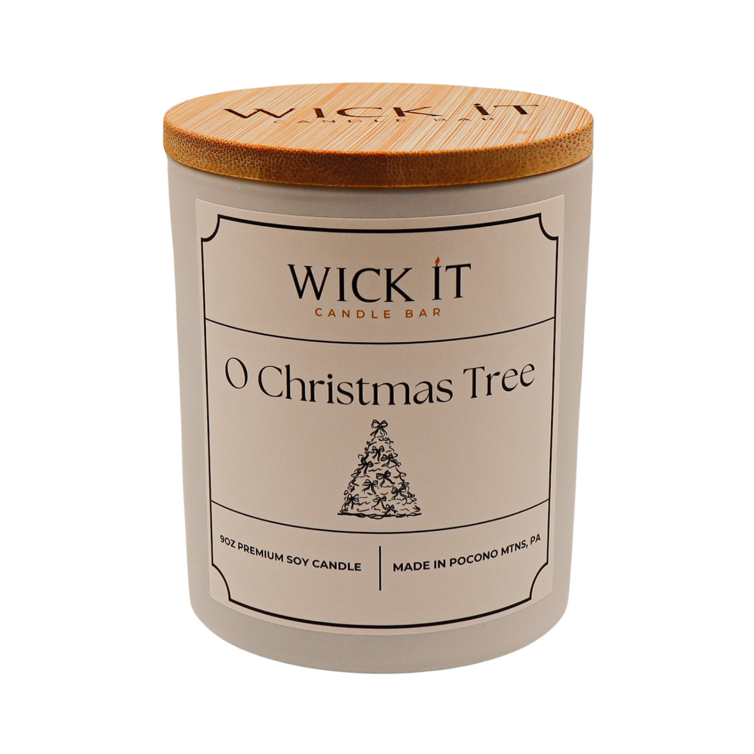 Wick It Candle Bar O Christmas Tree Soy Candle | 9 ounce