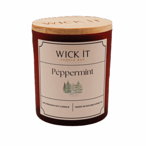 Wick It Candle Bar Peppermint Soy Candle | 9 ounce