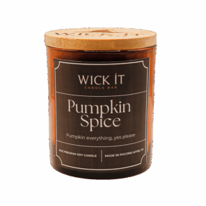 Wick It Candle Bar Pumpkin Spice Soy Candle | 9 ounce