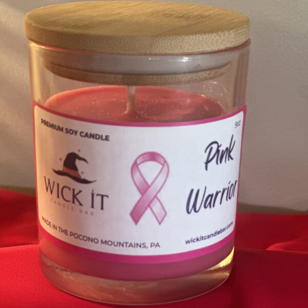 Wick It Candle Bar Pink Warrior Soy Candle | 9 ounce