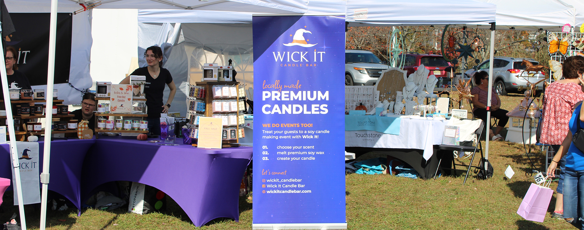 Wick It Candle Bar Vendor Events