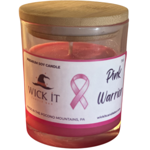 Wick It Candle Bar Pink Warrior Soy Candle | 9 ounce