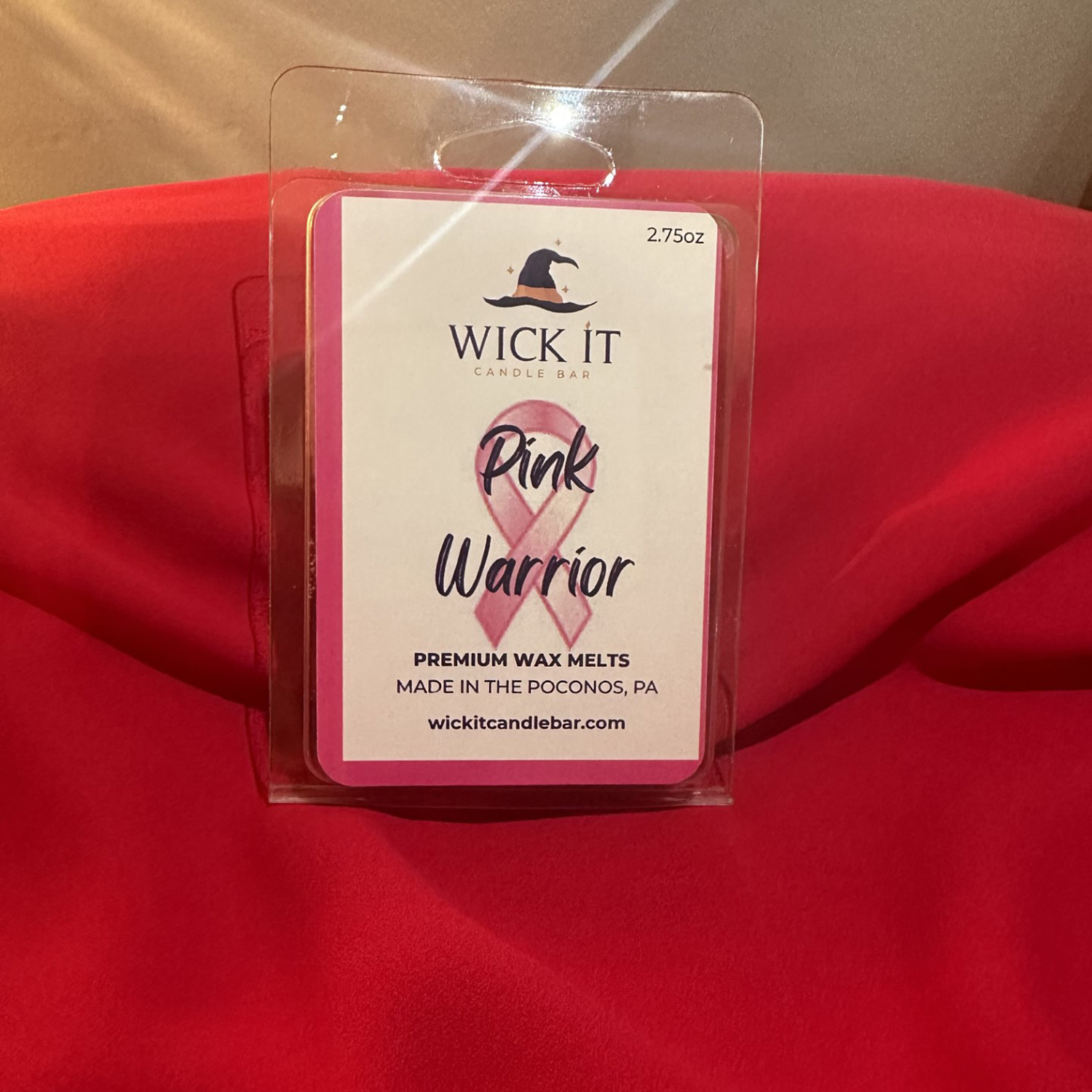 Wick It Candle Bar Pink Warrior Wax Melt | 6 Pack