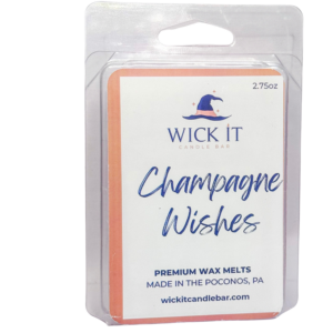 Wick It Candle Bar Champagne Wishes Wax Melt | 6 Pack