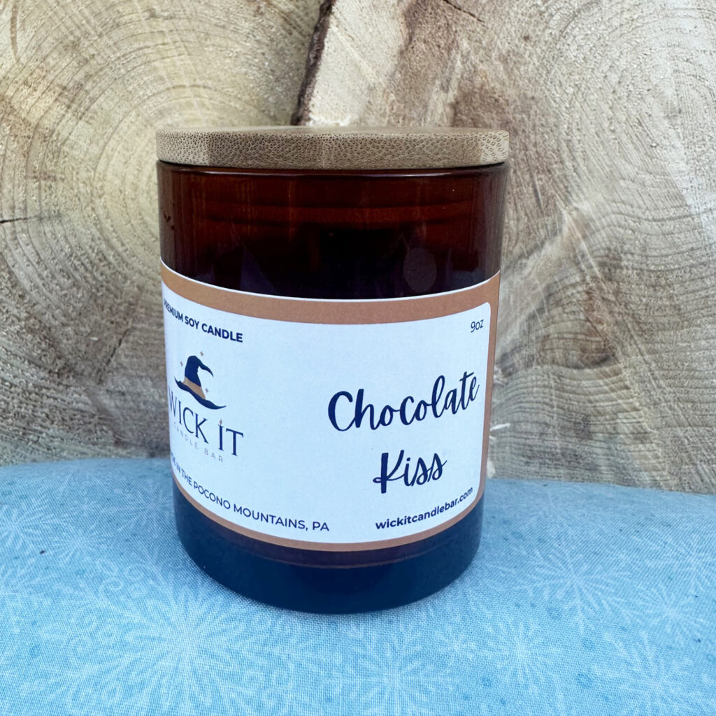 Wick It Candle Bar Chocolate Kiss Soy Candle | 9 oz