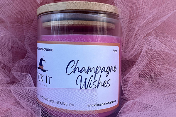 Wick It Candle Bar Champagne Wishes Soy Candle | 9 oz