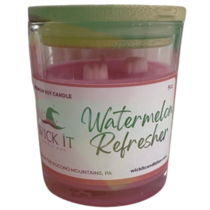 Wick It Candle Bar Watermelon Refresher Soy Candle | 9 oz