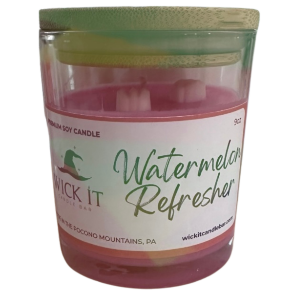 Wick It Candle Bar Watermelon Refresher Soy Candle | 9 oz