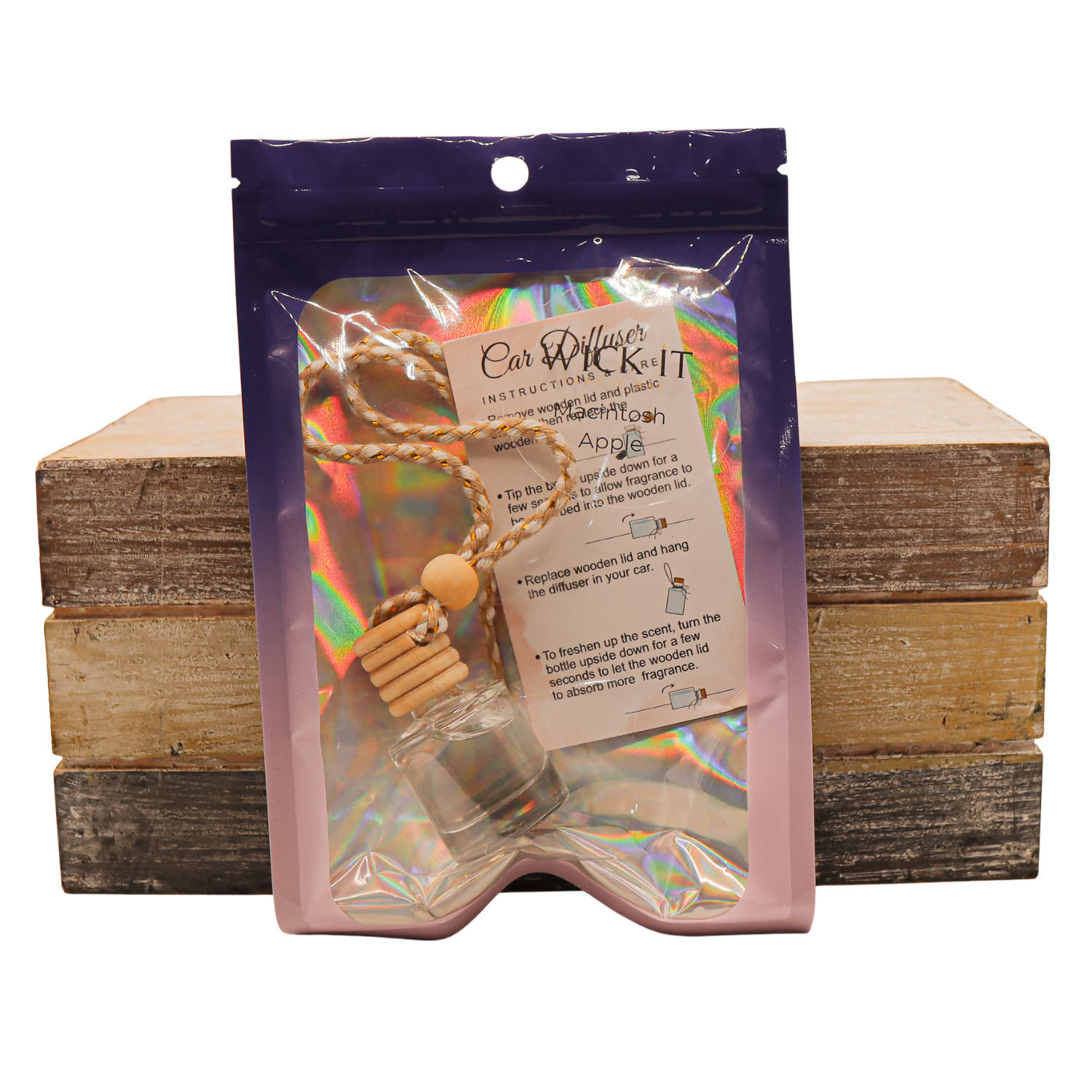 Wick It Candle Bar | McIntosh Apple Car Diffuser