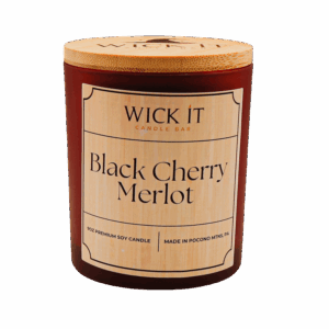 Wick It Candle Bar Black Cherry Merlot Soy Candle | 9 ounce