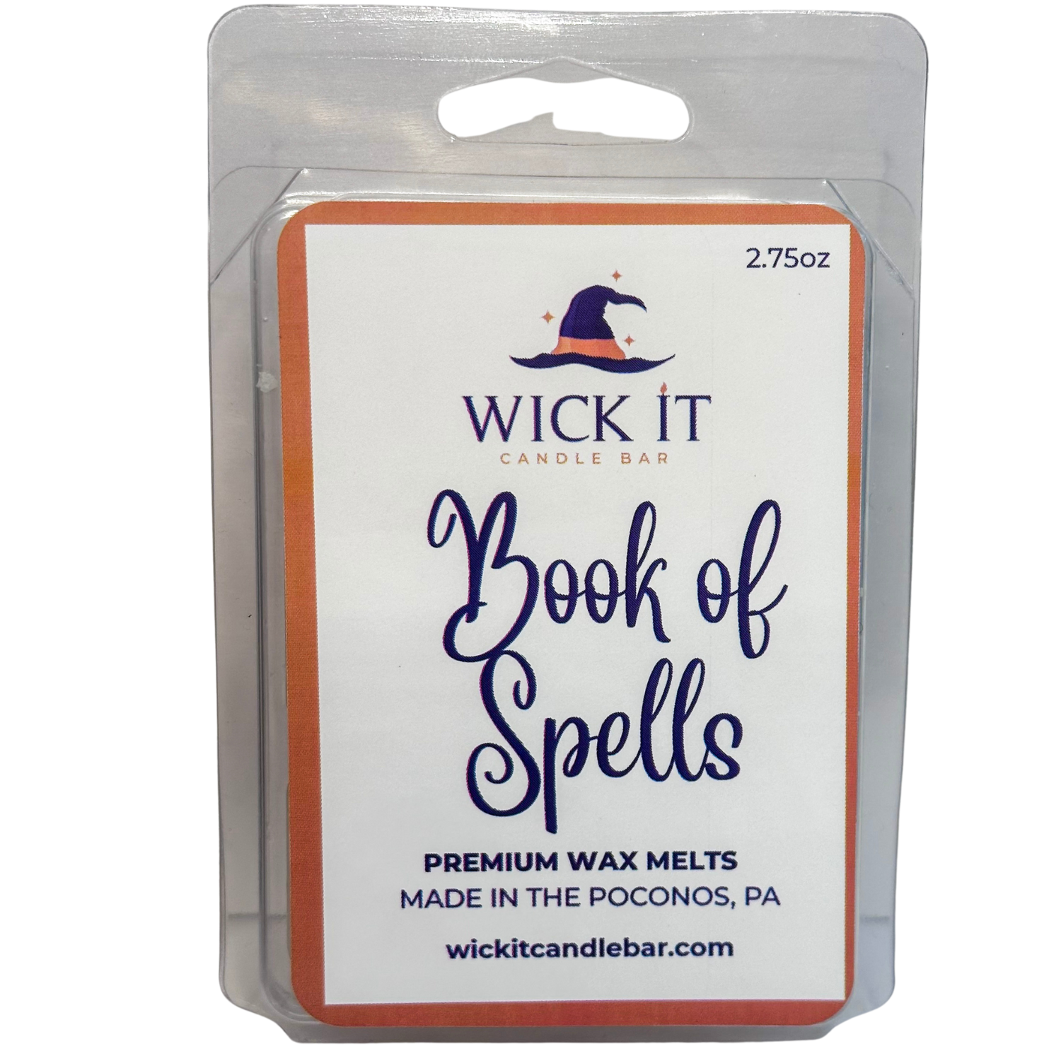 Wick It Candle Bar Book of Spells Wax Melt | 6 Pack