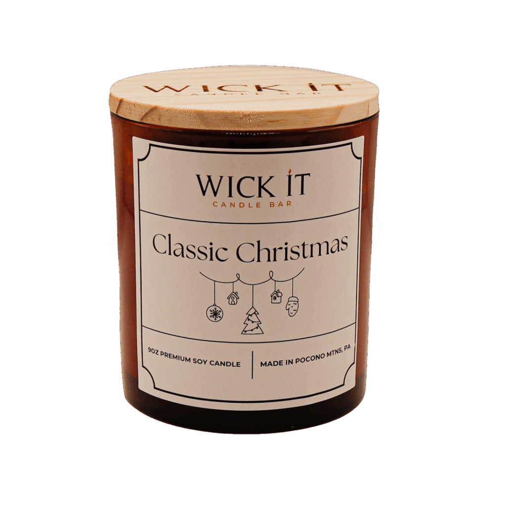 Wick It Candle Bar Classic Christmas Soy Candle | 9 oz