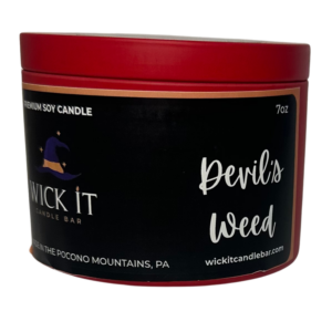 Wick It Candle Bar | Devil's Weed Candle 7 Oz