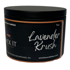 Wick It Candle Bar | Lavendar Krush Candle 7 Oz