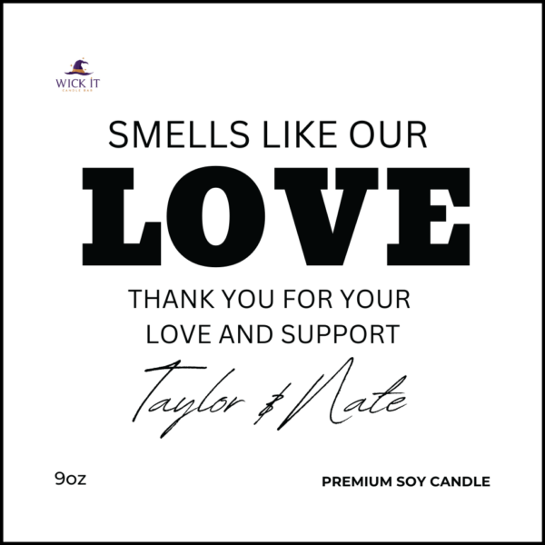 Smells Like Our Love Custom Candles and Wax Melts