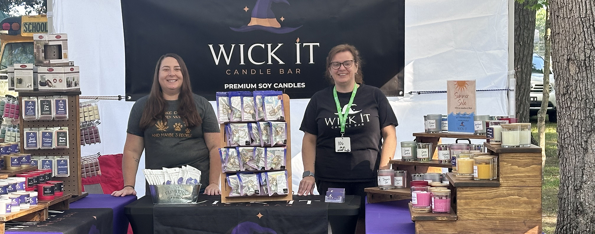 Wick It Candle Bar Vendor Events