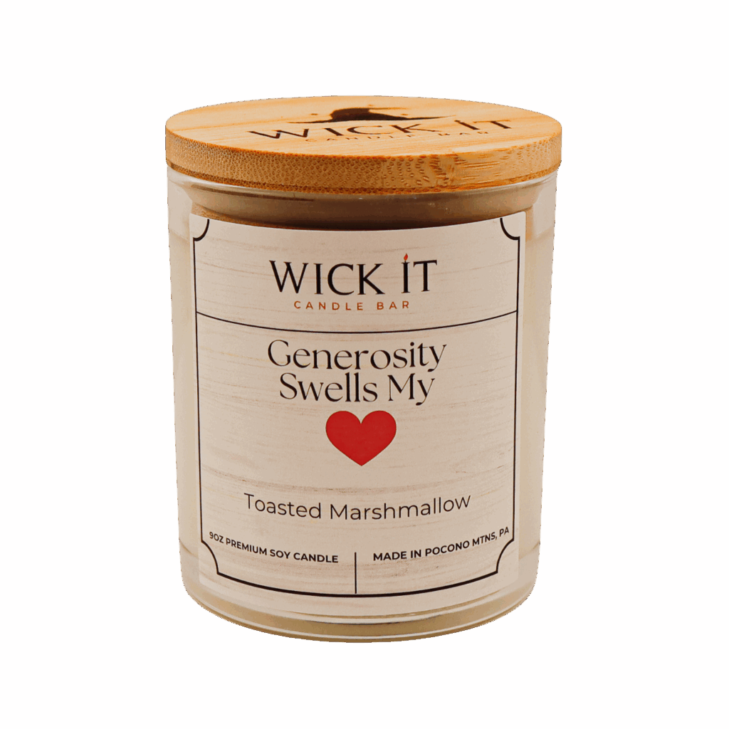 Wick It Candle Bar Toasted Marshmallow Soy Candle | 9 ounce