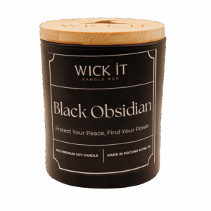 Wick It Candle Bar Black Obsidian Soy Candle | 9 ounce