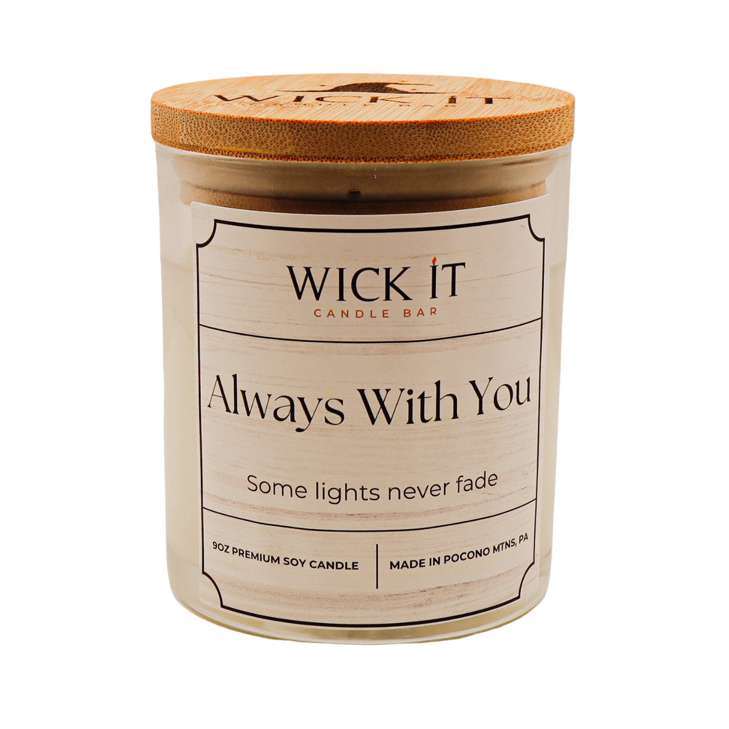 Wick It Candle Bar Always With You Soy Candle | 9 oz