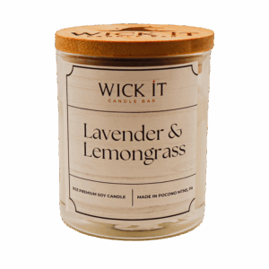 Wick It Candle Bar Lavender and Lemongrass Soy Candle | 9 oz