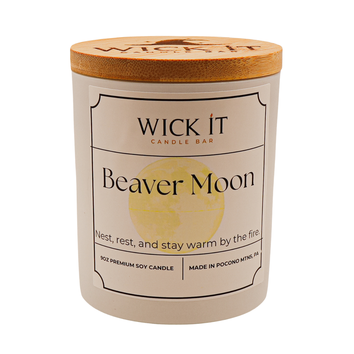 Wick It Candle Bar Beaver Moon Soy Candle | 9 ounce