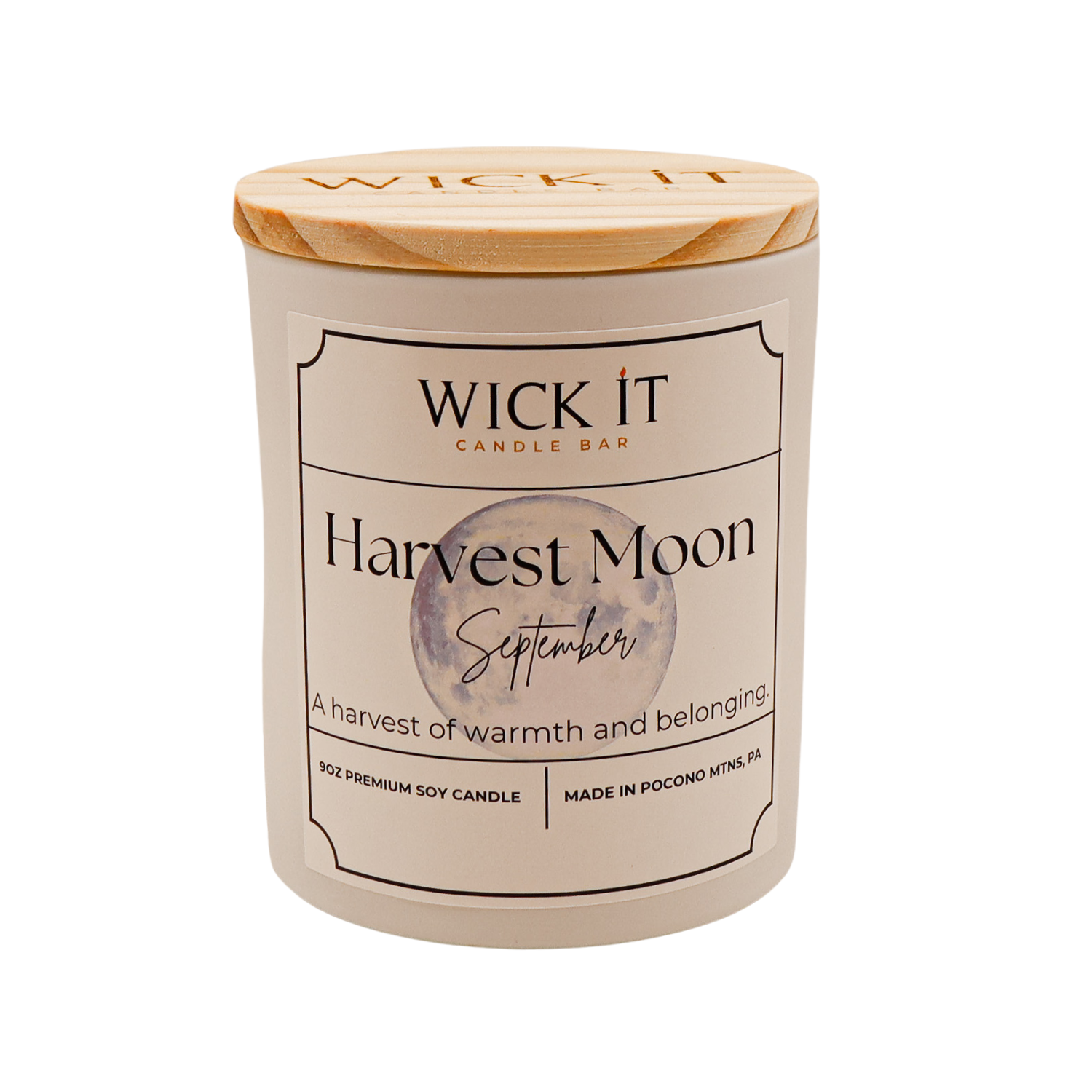 Wick It Candle Bar Harvest Moon Soy Candle | 9 ounce