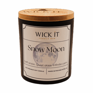 Wick It Candle Bar Snow Moon Soy Candle | 9 ounce