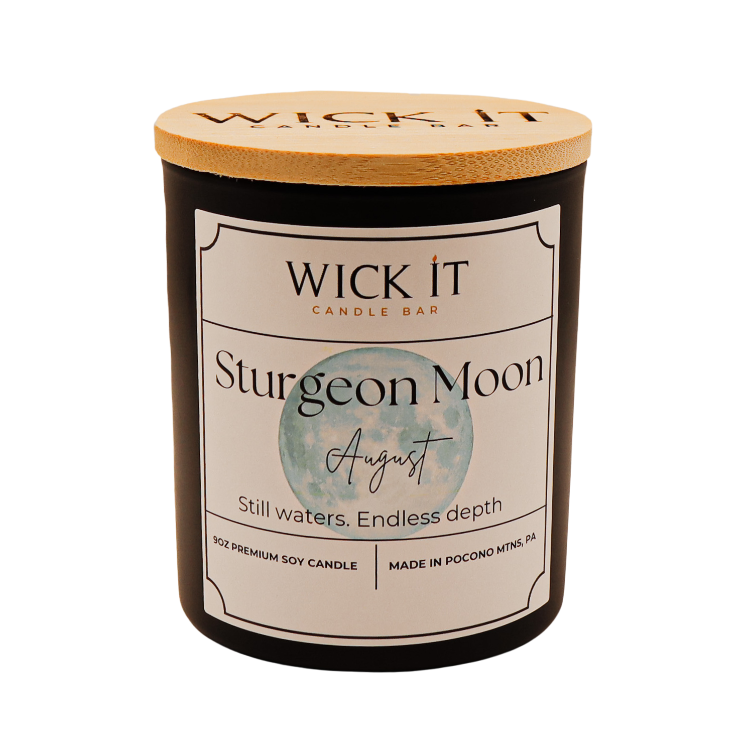 Wick It Candle Bar Sturgeon Moon Soy Candle | 9 ounce
