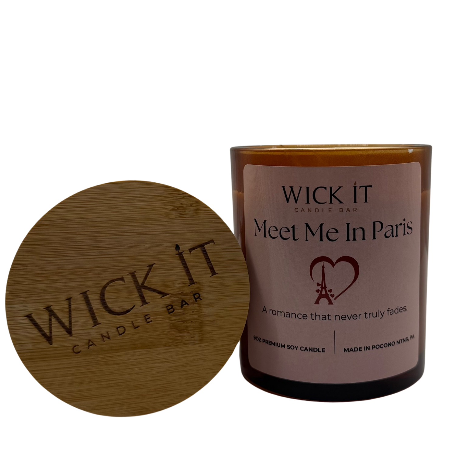 Wick It Candle Bar Meet Me in Paris Soy Candle | 9 ounce