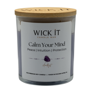 Wick It Candle Bar Calm Your Mind Soy Candle | 9 ounce